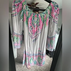 Lilly Pulitzer off the shoulder dress